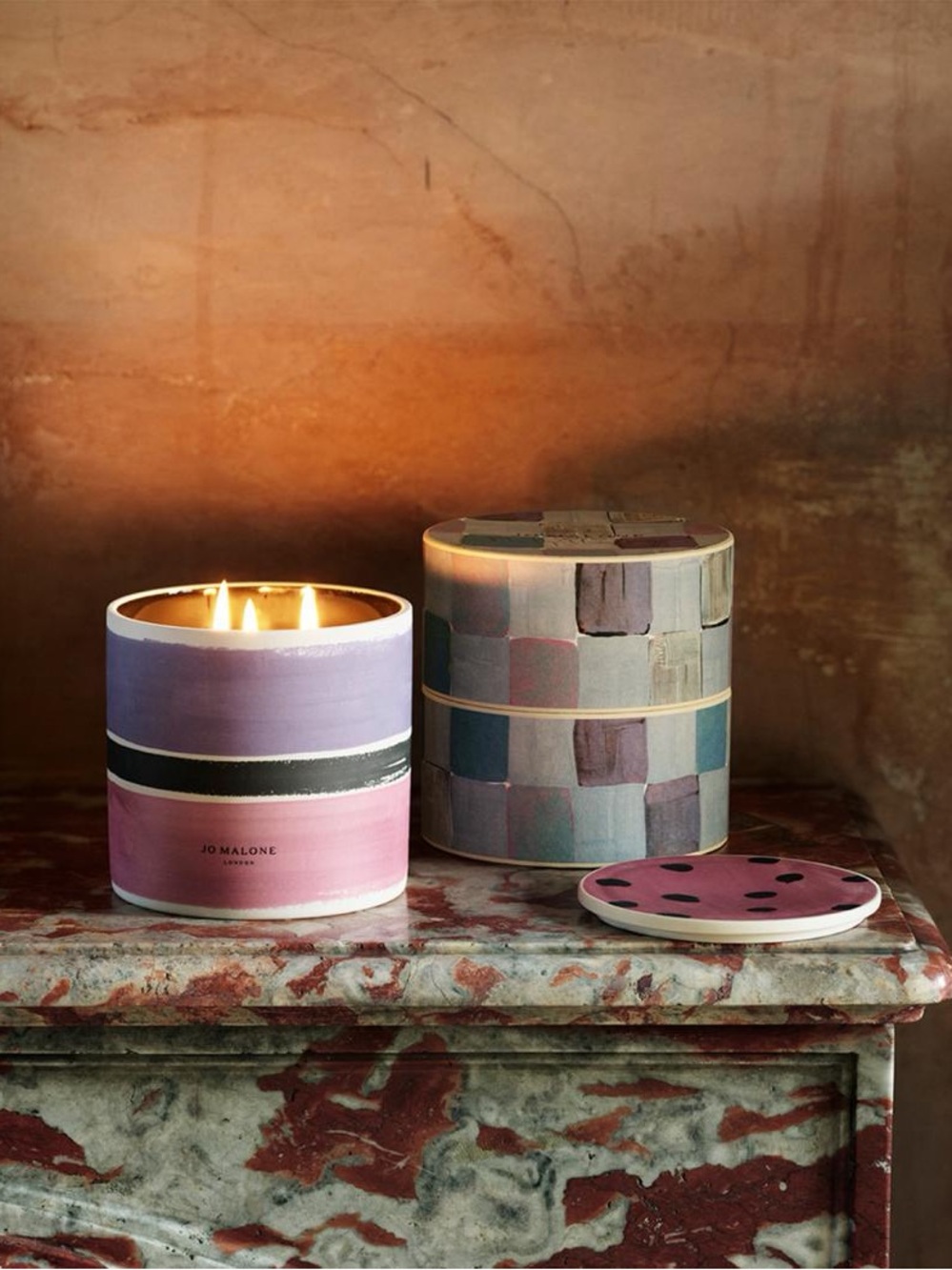 Jo Malone London Peony & Blush Suede Limited Edition Layered Candle